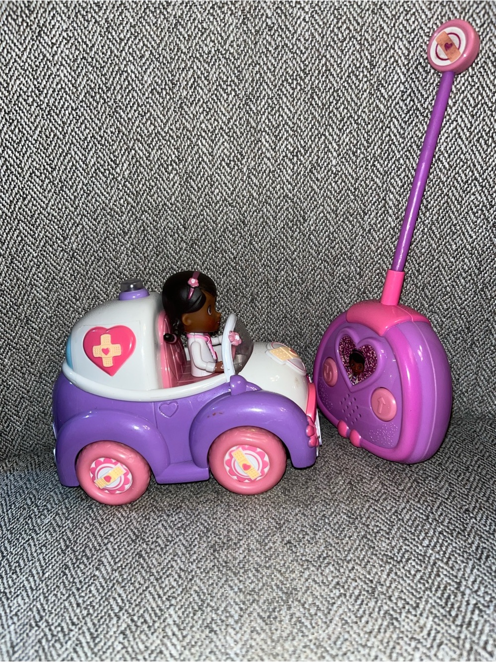 Doc McStuffins Remote Control Car RC Vehicle with Doc Figure & Controller RARE - Picture 3 of 6